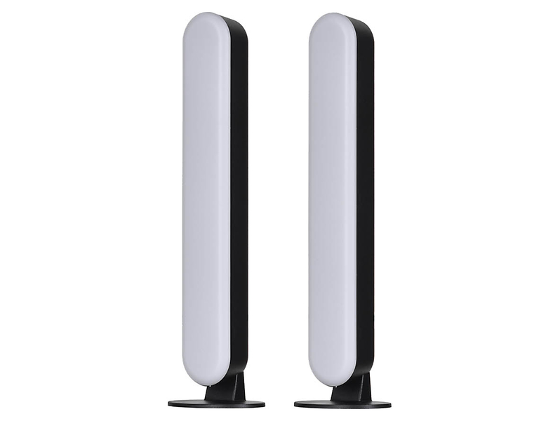 Lampa stołowa muzyczna Music Bar LED 2 szt. czarna