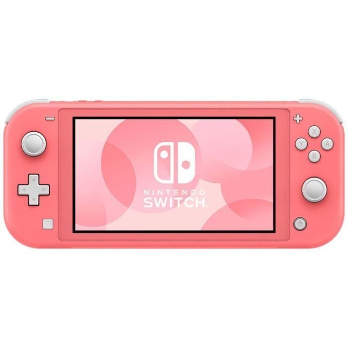 Nintendo Switch Lite handheld console • Coral + Animal Crossing: New Horizons (Code) + 3-month NSO subscription (Code)