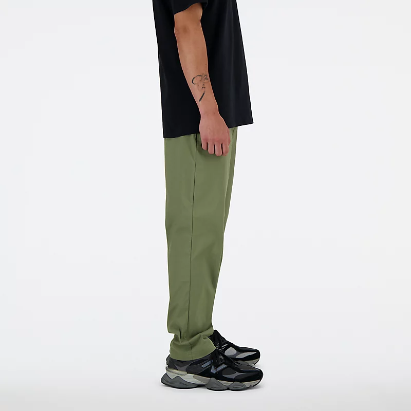 Ανδρικό παντελόνι twill σε ίσια γραμμή 30 ιντσών - DARK OLIVINE