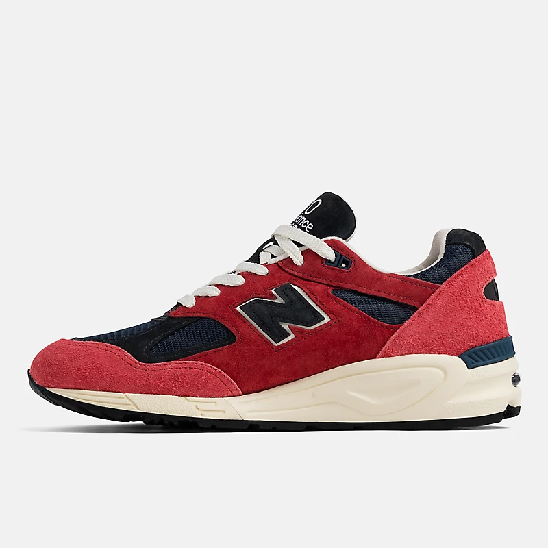 Męskie buty MADE in USA 990v2 - Chryzantema z granatem