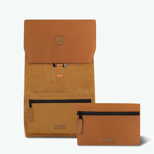 Cabaia brauner Rucksack der Stadt Leeds