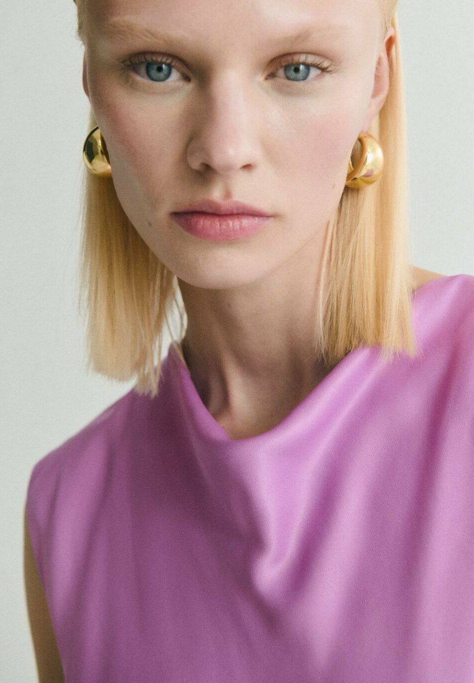 Mango MIDI - Cocktailjurk / Feestjurk - paars