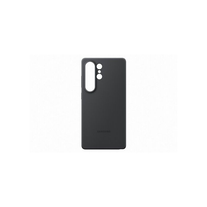 Black Silicone Case for Galaxy S25 Ultra