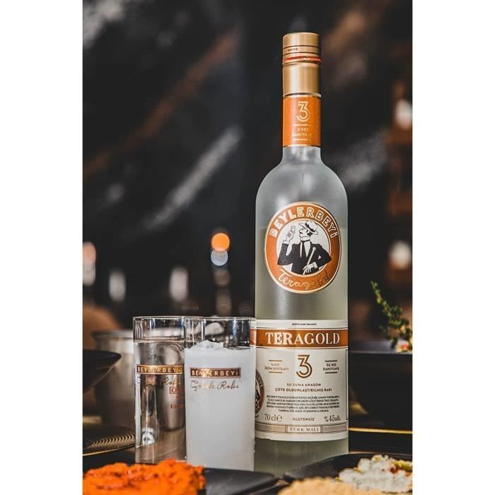 Beylerbeyi - Raki Teragold caixa 100cl + 70cl - 45%