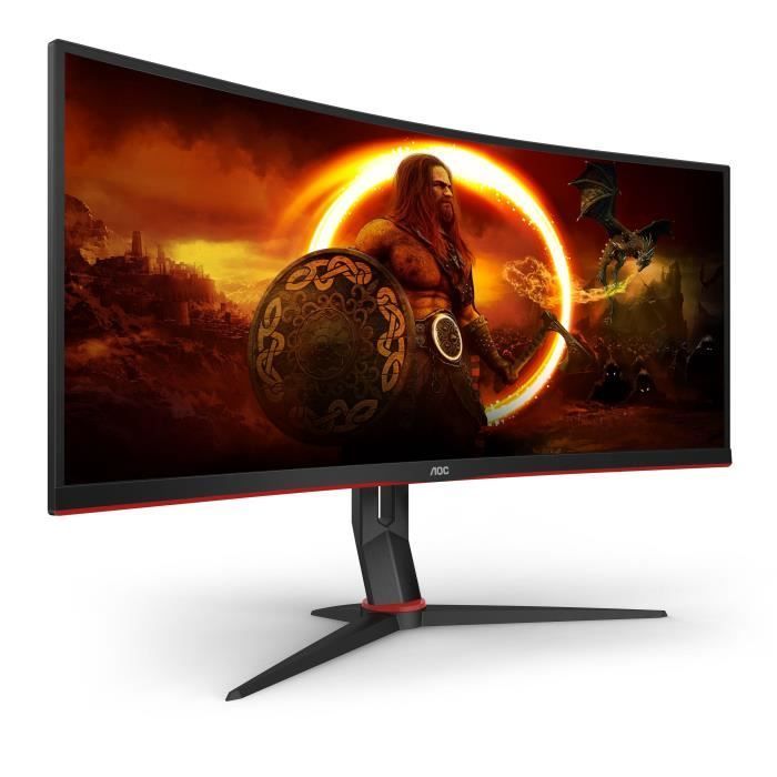 Gaming Monitor - AOC - CU34G2X/BK - 34