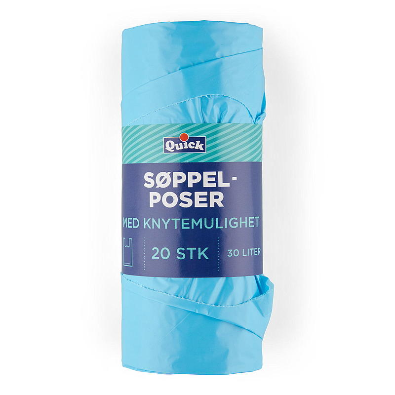 Bolsas de basura rápidas, 20 unidades, 30 l