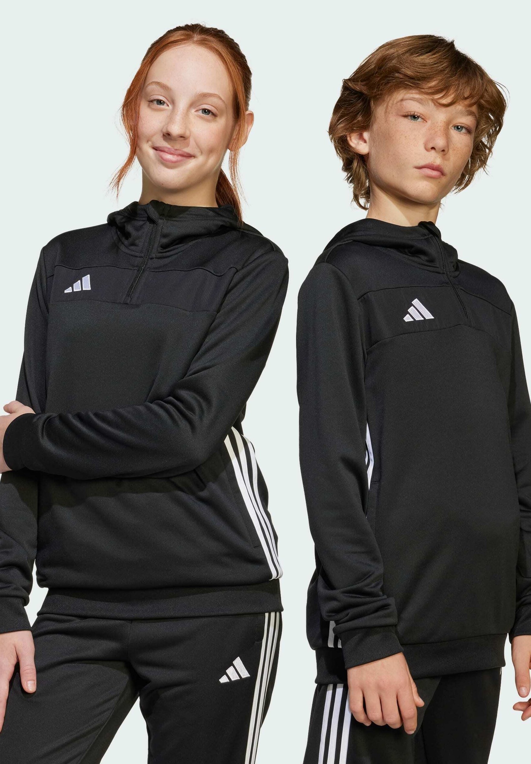 adidas Performance TIRO 25 ESSENTIALS KIDS - Hoodie - zwart wit