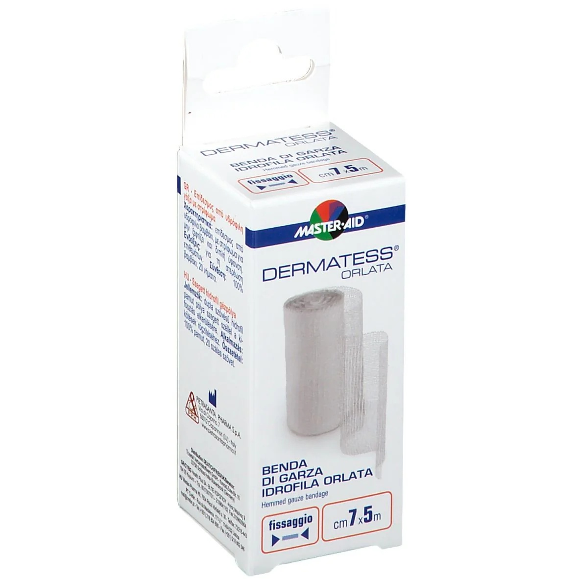 Bandage MASTER AID Dermatess avec bordure 500x7cm