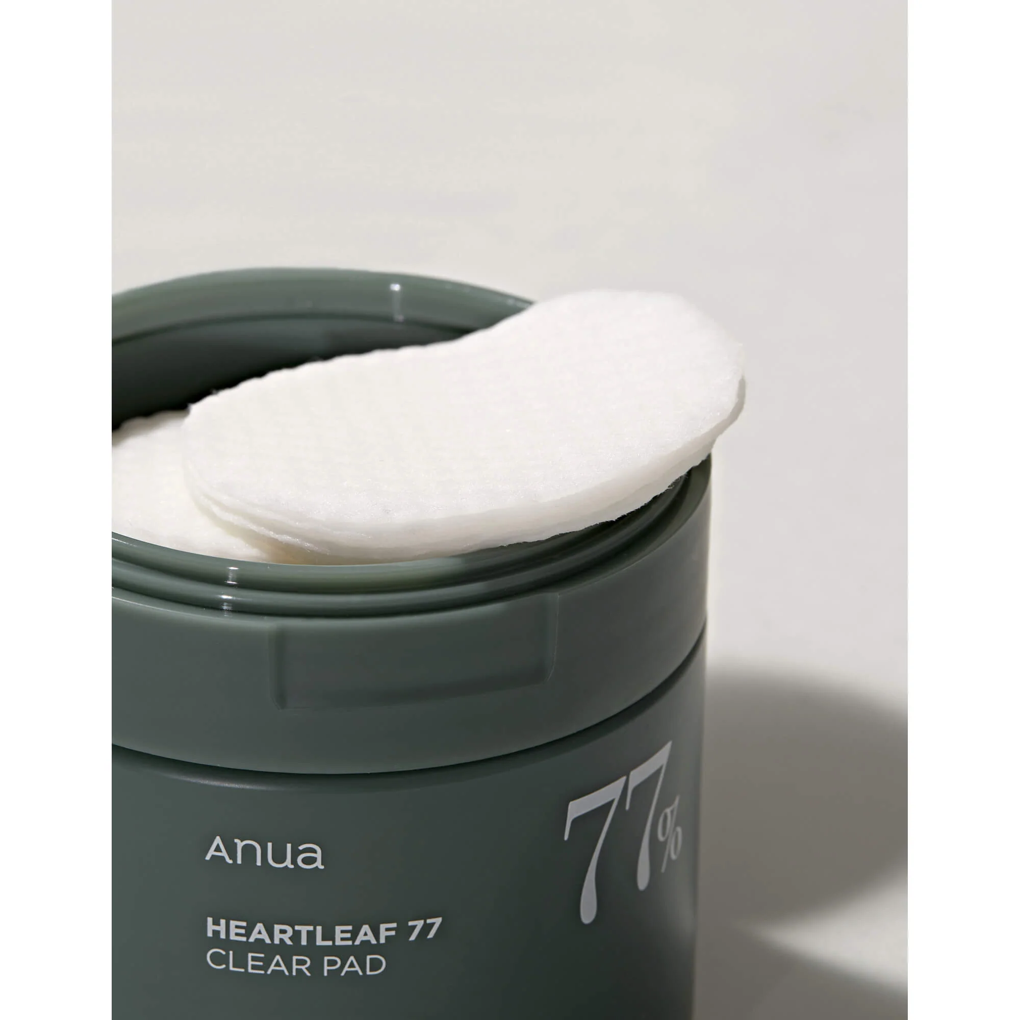Viso HEARTLEAF 77% Clear Pad - Maschera Illuminante viso, Esfoliante Idratante viso