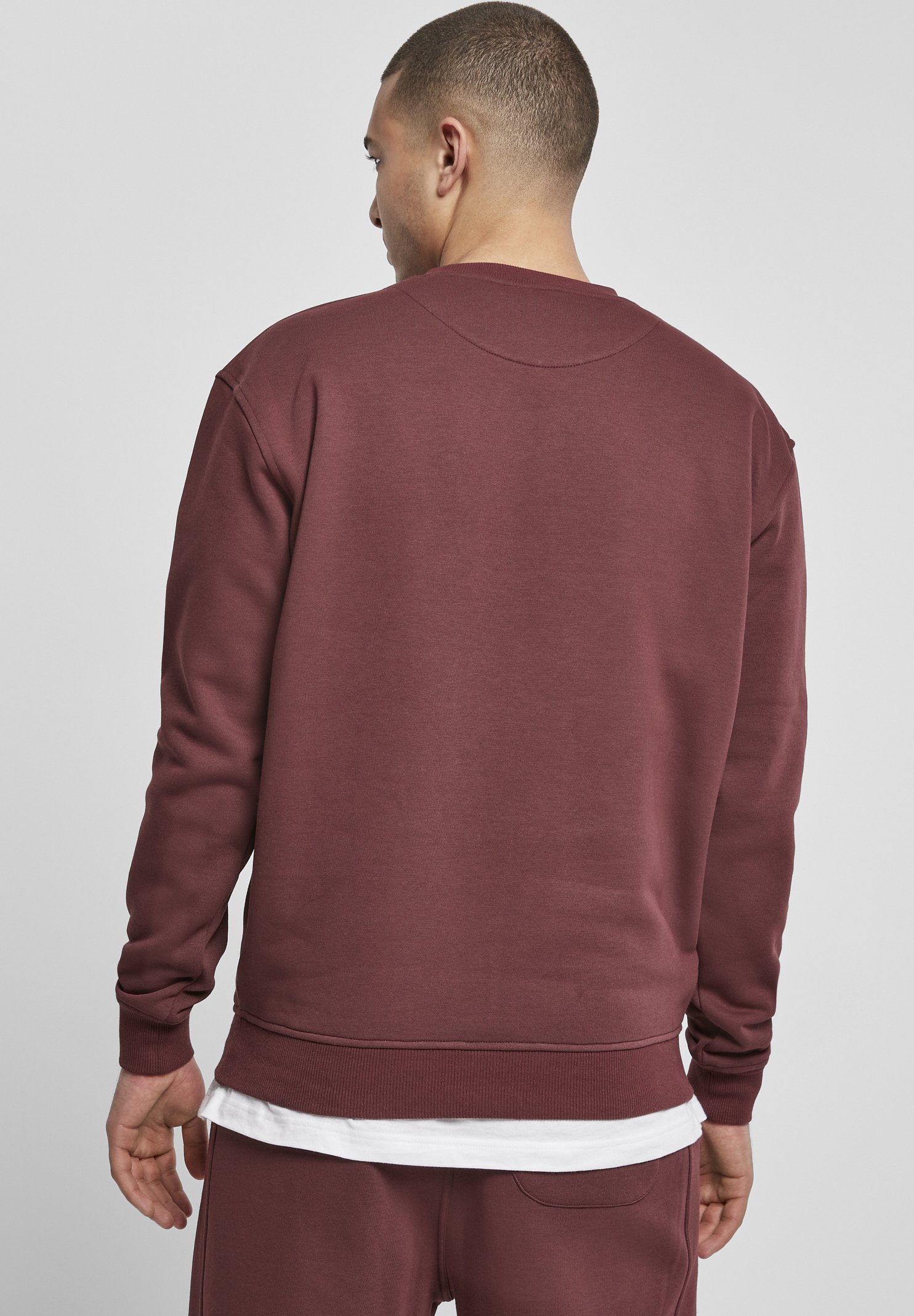 Felpa girocollo Urban Classics - ciliegia