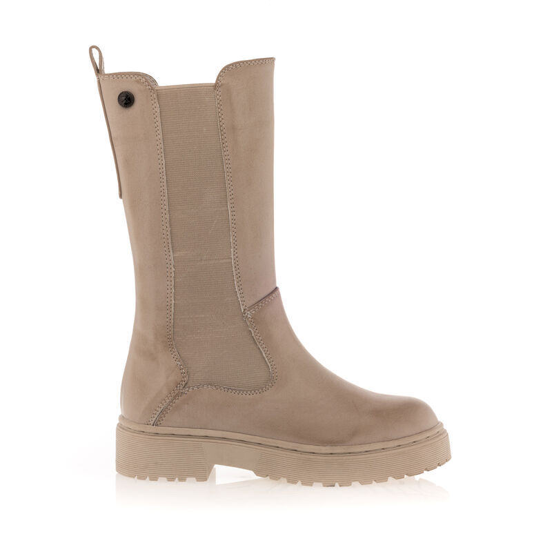 Beige jentestøvler