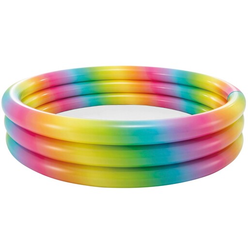 Intex Rainbow pripučiamas vaikų baseinas, 168 x 38 cm