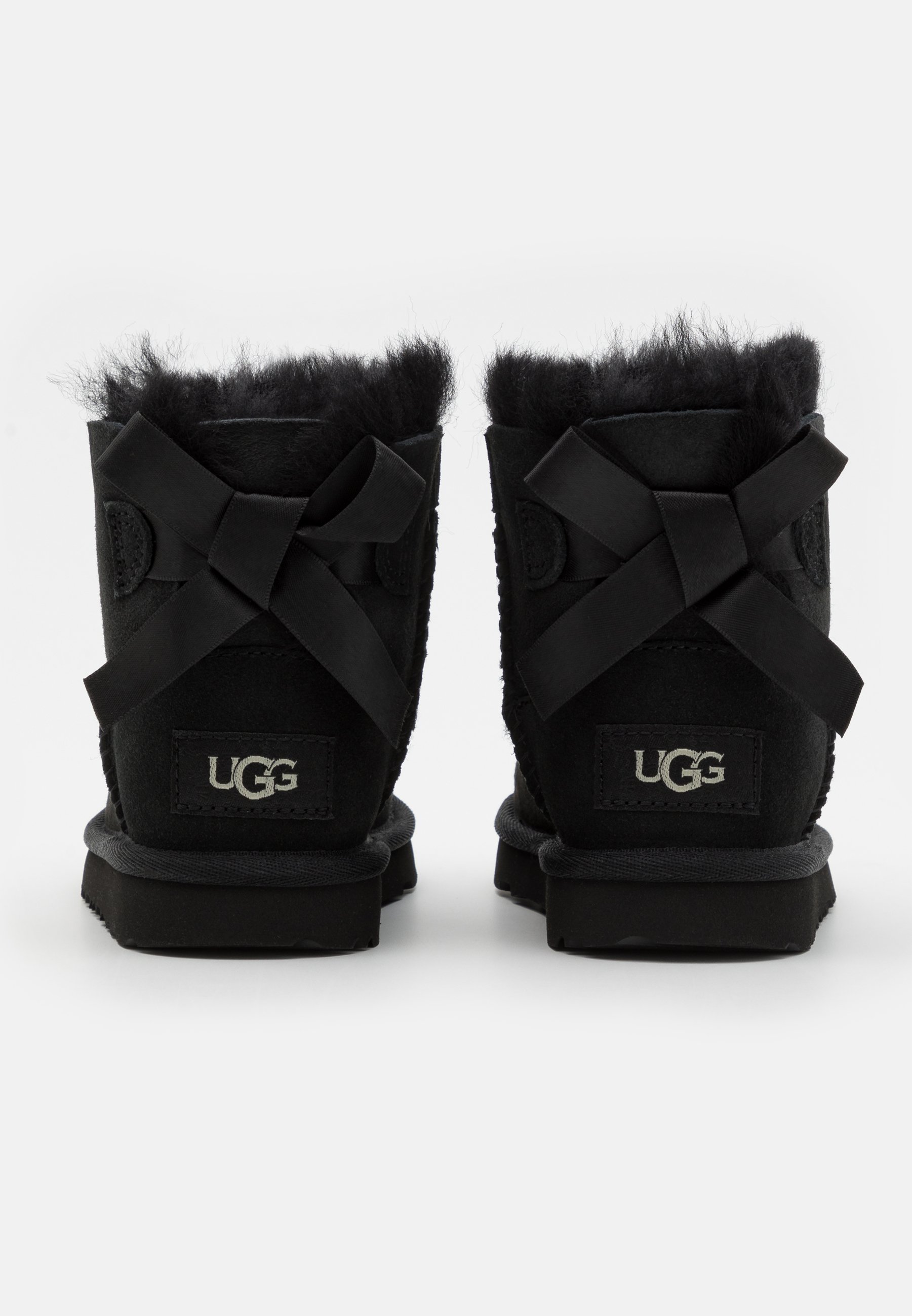 UGG MINI BAILEY BOW II - Klassieke enkellaarsjes - zwart