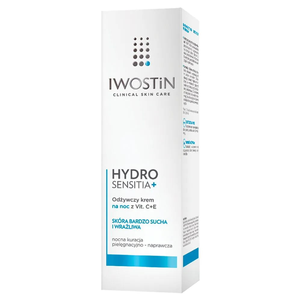 Iwostin Hydro Sensitia Krem na noc z witaminami C+E