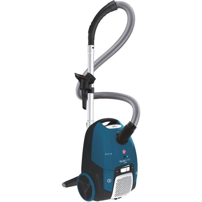 HOOVER TXL10HM - Krachtige 700 Watt stofzuiger met stofzak en grote capaciteit van 3,5 liter, stil (69 dB), compact, inclusief parketborstel en kierenzuigmond.