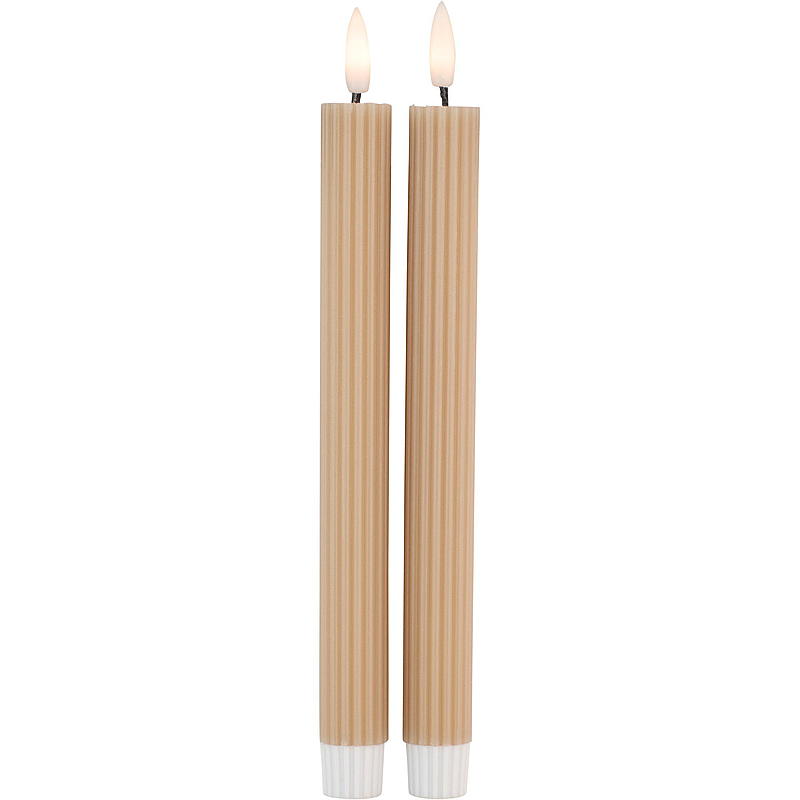 Vie Selected Crown lampen, 2-pack, 24 cm LED-groef, warmgrijs