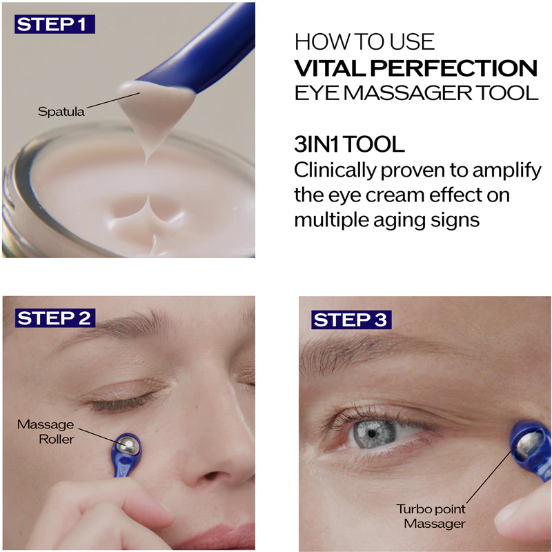 Shiseido Vital Perfection Creme Avançado para Olhos Firmador e Revigorante