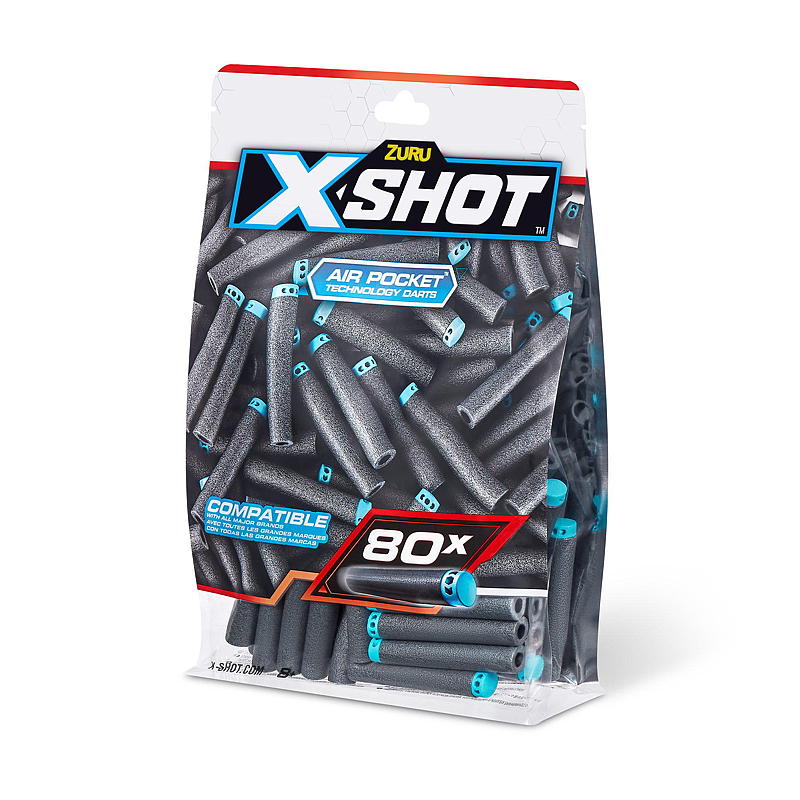 X-Shot dartpilar 80-pack, X-shot