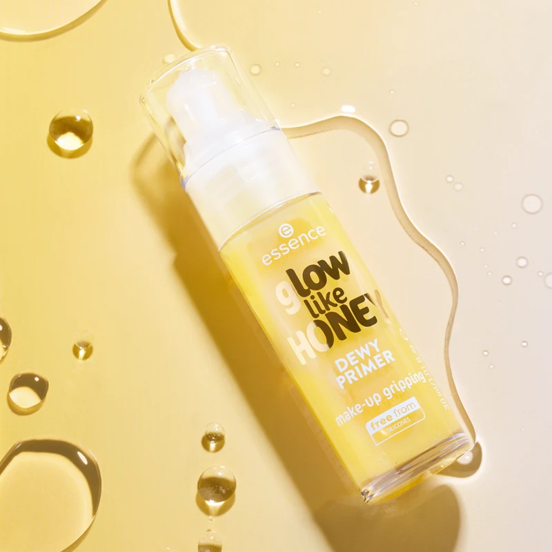 „Essence Glow Like HONEY“ švytėjimo suteikianti bazė su gelio konsistencija