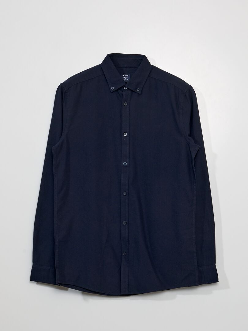 Oxford katoenen overhemd - BLAUW