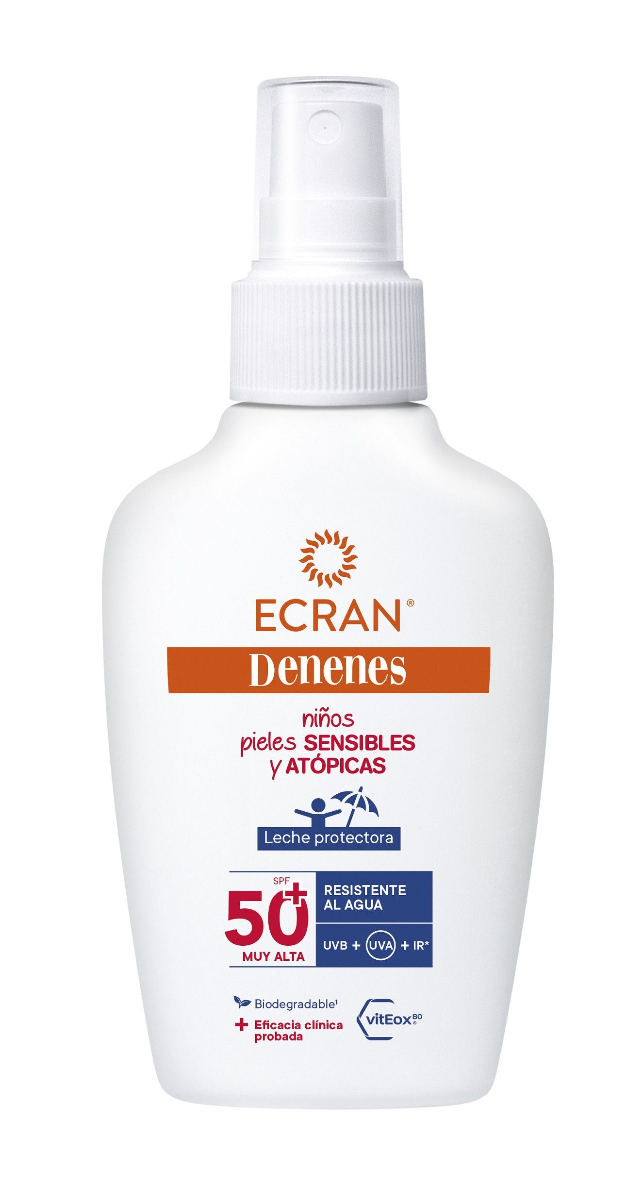 Denenes mleko za sončenje SPF 50 Zaščita telesa