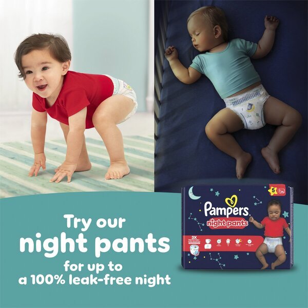 „Pampers Baby-Dry Pants“ 8 dydžio sauskelnės<br>8 dydis (17+ kg), 34 vnt.