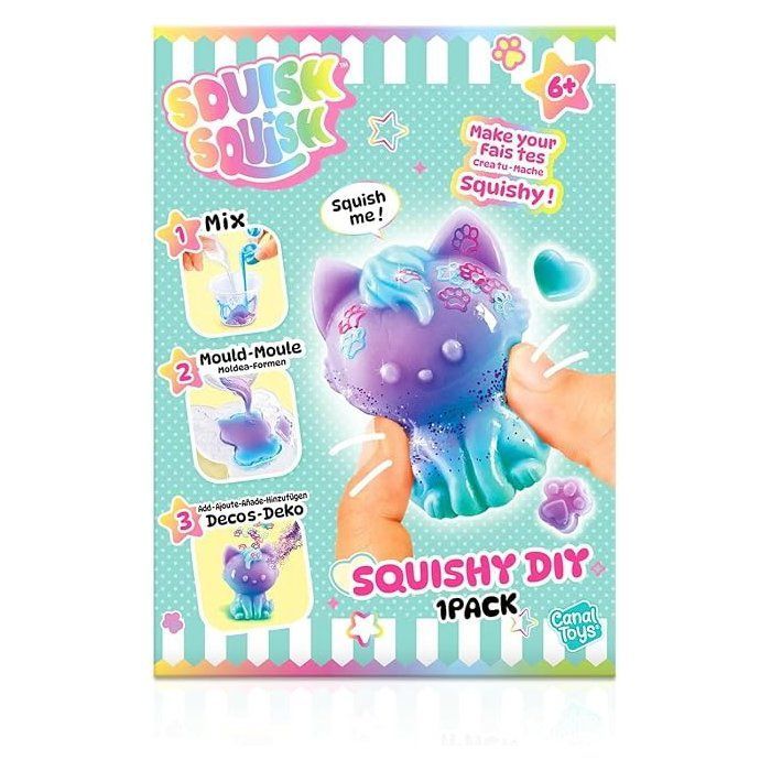 Canal Toys - SQUISH SQUISH - Squishy 1 Pack DIY - Dès 6 ans - SQI 005