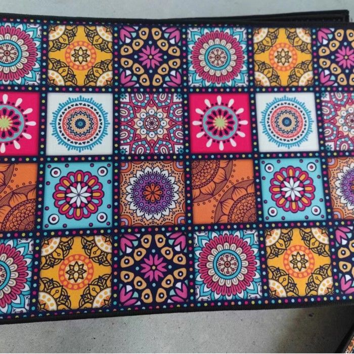 SHLK Lot de 2 TAPIS DE CUISINE,American Bohemian Ethnic wind tapis - 40*60 + 40*120cm (Tissu technologique) -Couleur: qysc - 1199