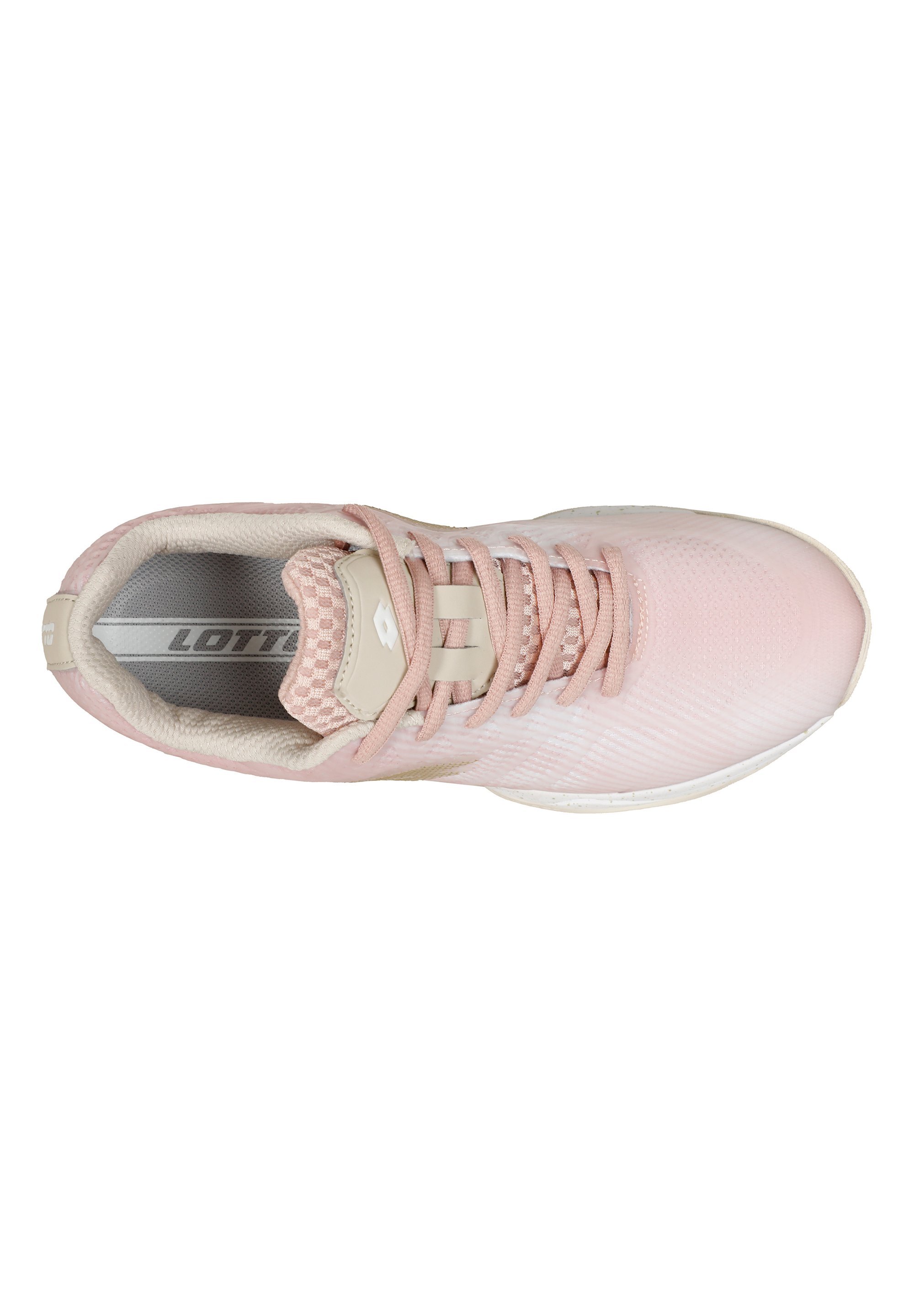 Lotto MIRAGE 300 III - Multicourt-Tennisschuhe - weiß apricot hellgrau