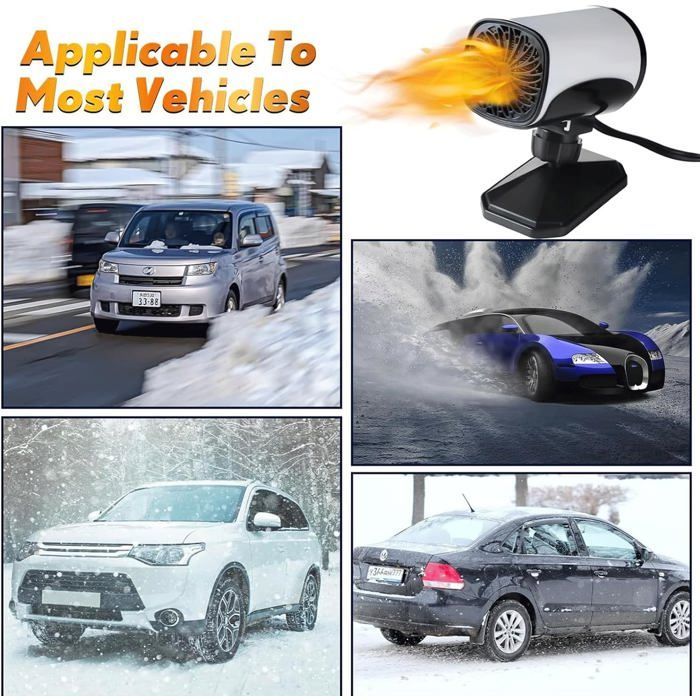 Aquecedor Automotivo HAWUJ - 150W 12V - Ventilador Automotivo 2 em 1