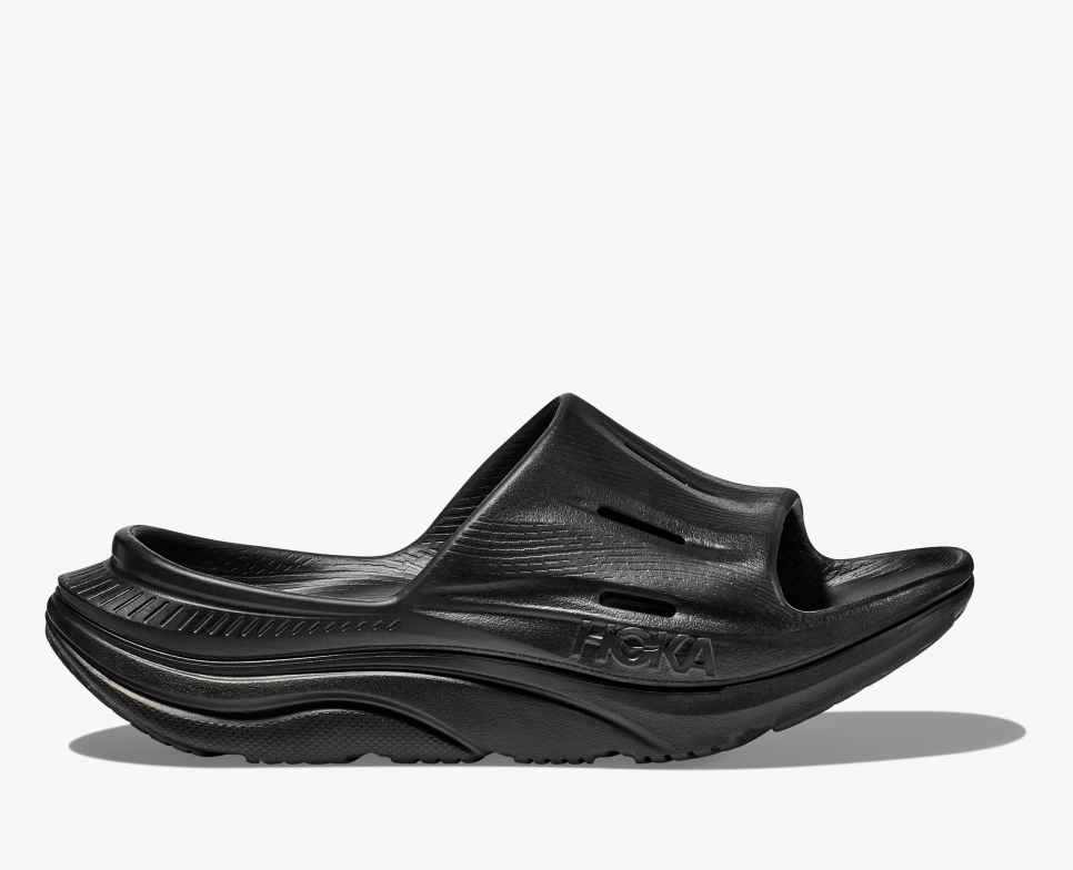 HOKA Ora Recovery Slide 3 Preto/Preto