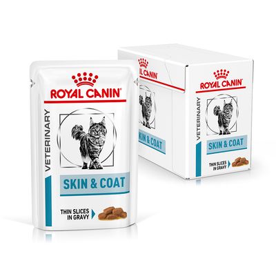 Royal Canin Veterinary Feline Skin & Coat in Gravy