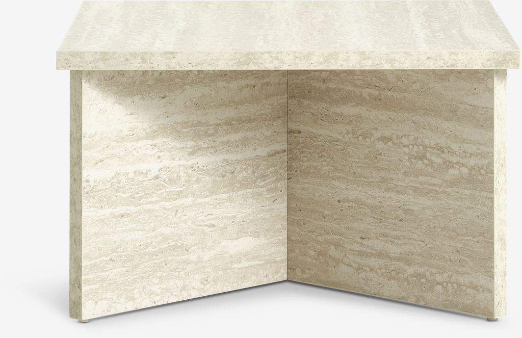 GELSTED GELSTED klub stolić 60x60 u boji travertina