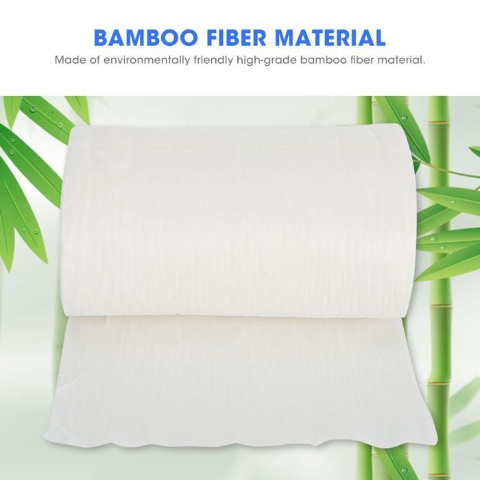 SALUTUYA Pañales desechables, 100 unidades, de bambú, para recién nacidos, color barro, cuidado del bebé.