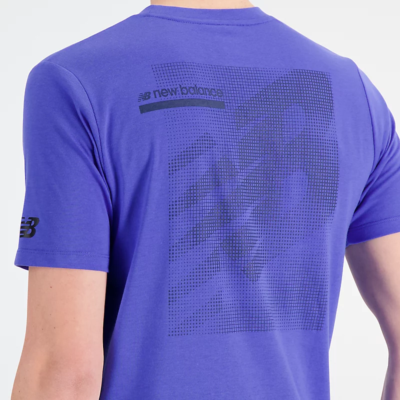 Tenacity Heathertech Grafik-T-Shirt für Herren – Marineblau