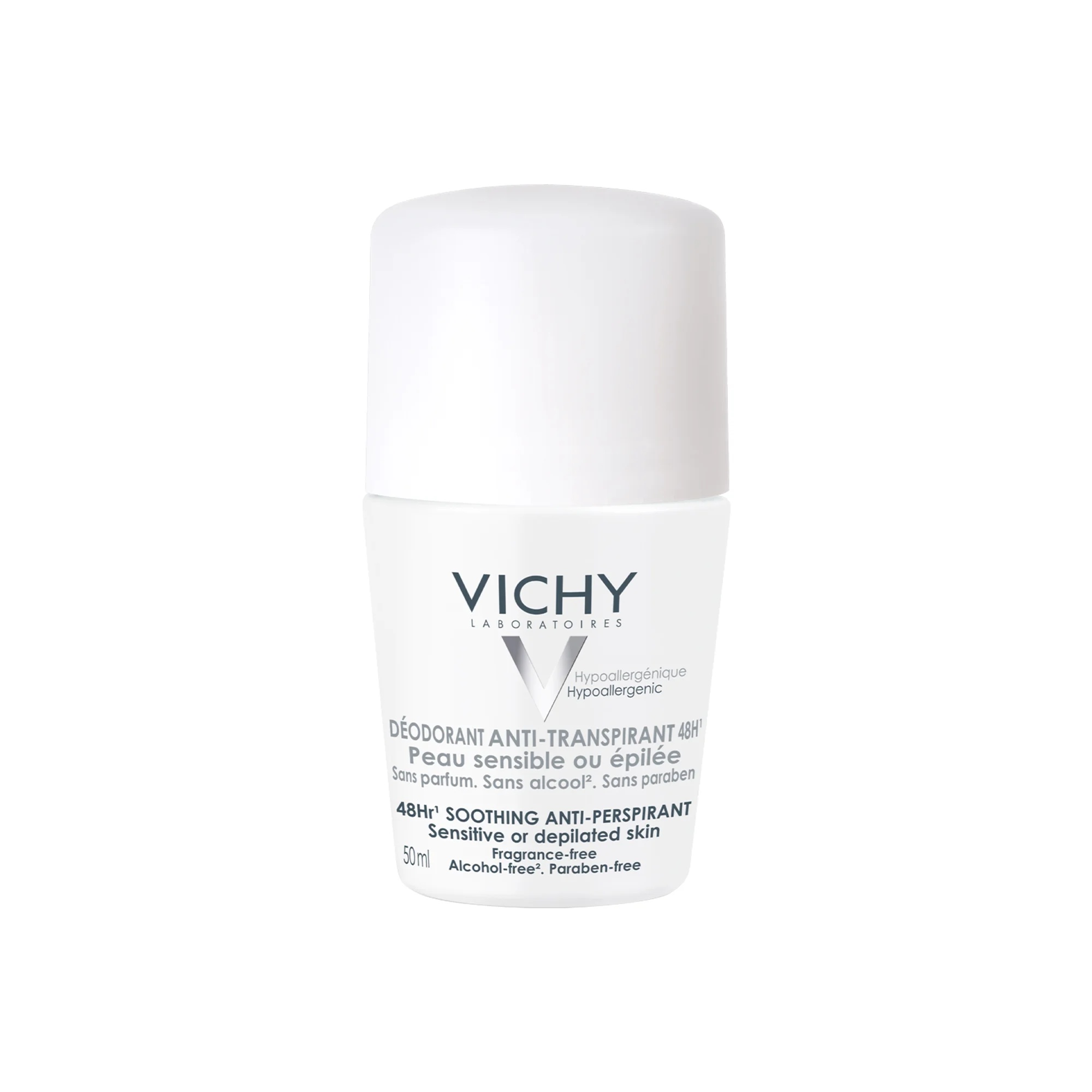 VICHY Vichy Antitranspirant-Deodorant 50 ml für empfindliche und enthaarte Haut