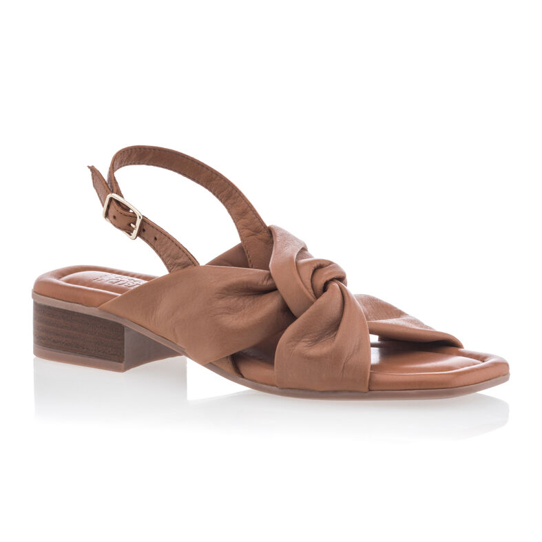 Sandalias marrones para mujer / Zapatos de punta abierta