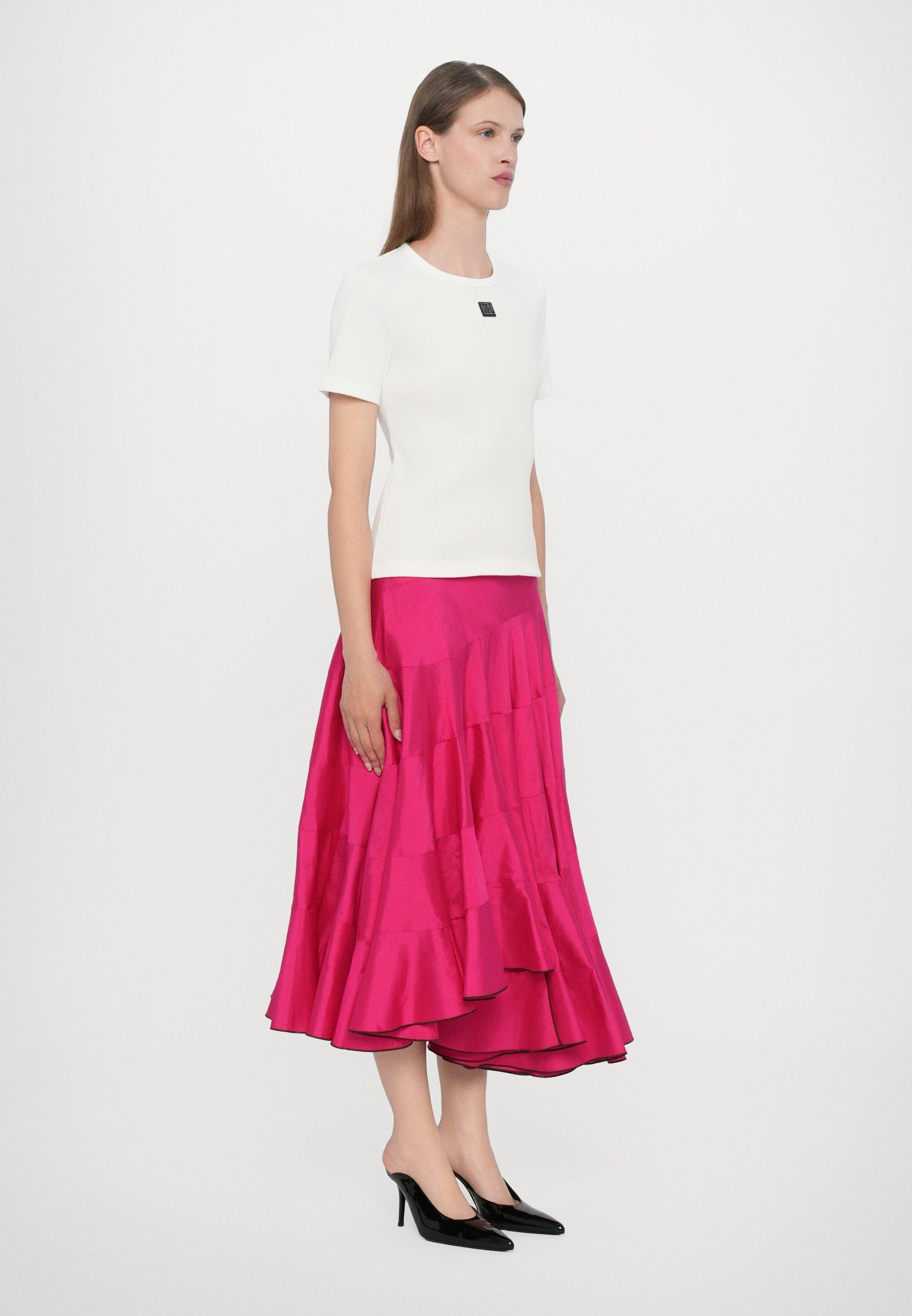 Tory Burch LOGO T-shirt - Basic T-shirt - sneeuwwit