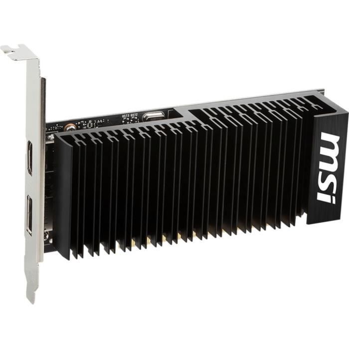 Graphics card - MSI - GeForce GT 1030 - 4 GB GDDR4 - PCI Express 3.0 - Active cooling