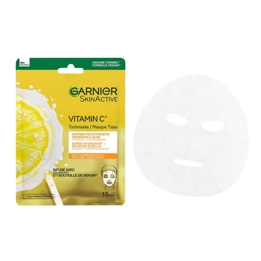 Garnier sejas maska Skin Active C vitamīns - 33 g