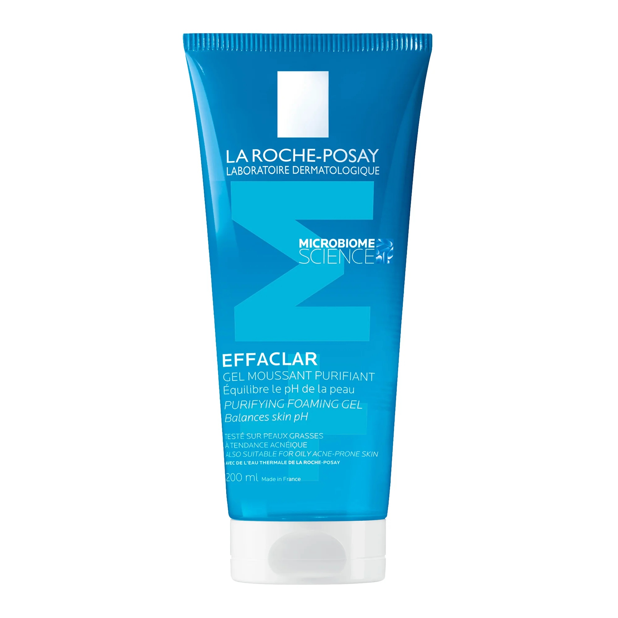 LA ROCHE POSAY Effaclar Zuiverende Gel Mousse 200 ml Gezichtsreinigingsgel voor de vette en gevoelige huid