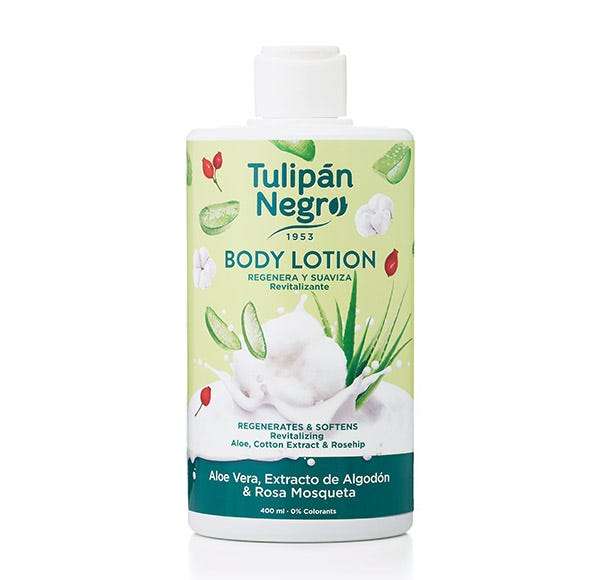 Aloe vera, bomullsextrakt och nypon bodylotion | 400 ml