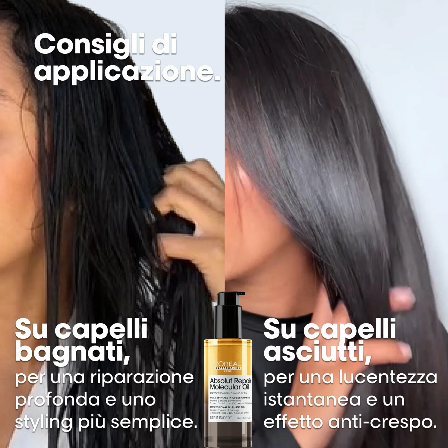 SERIE EXPERT New Absolut Repair Molecular Oil - Olio Capelli