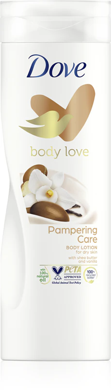 Leite Corporal Nutritivo Dove Purely Pampering com Manteiga de Karité