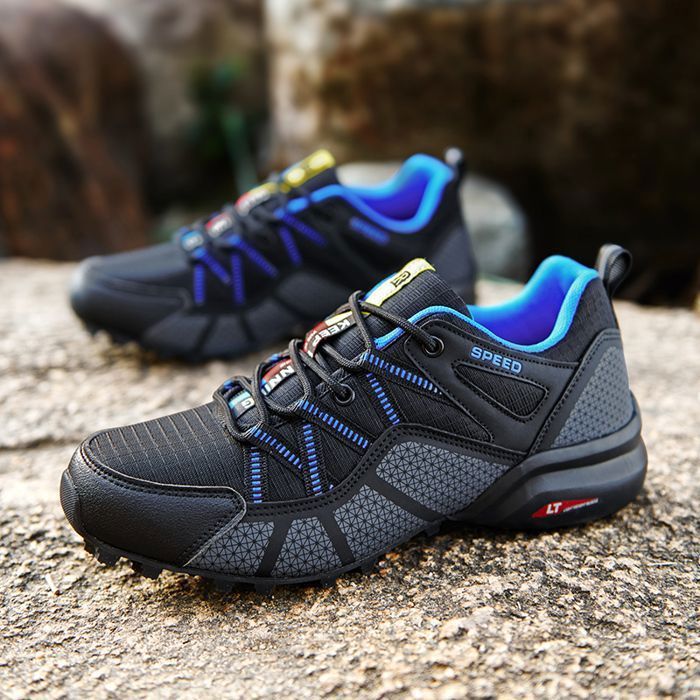 Botas de caminhada masculinas -HENRVIEG- Impermeáveis, respiráveis e confortáveis