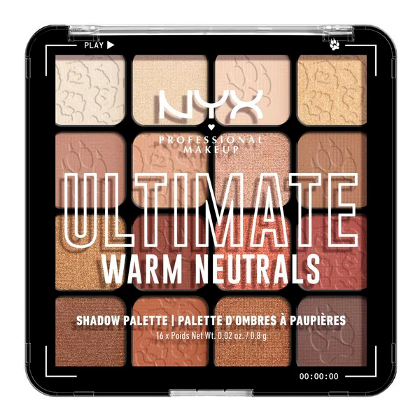Paletă de farduri NYX Professional Makeup Ultimate Warm Neutrals<br>