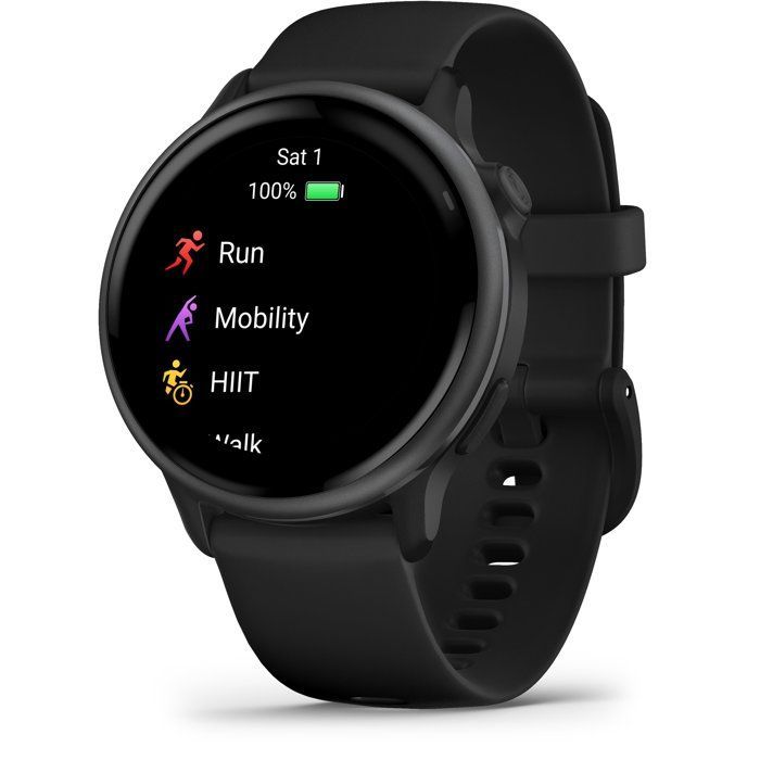 Garmin Vivoactive 6 Smartwatch - AMOLED Display - GPS - Black/Dark Gray
