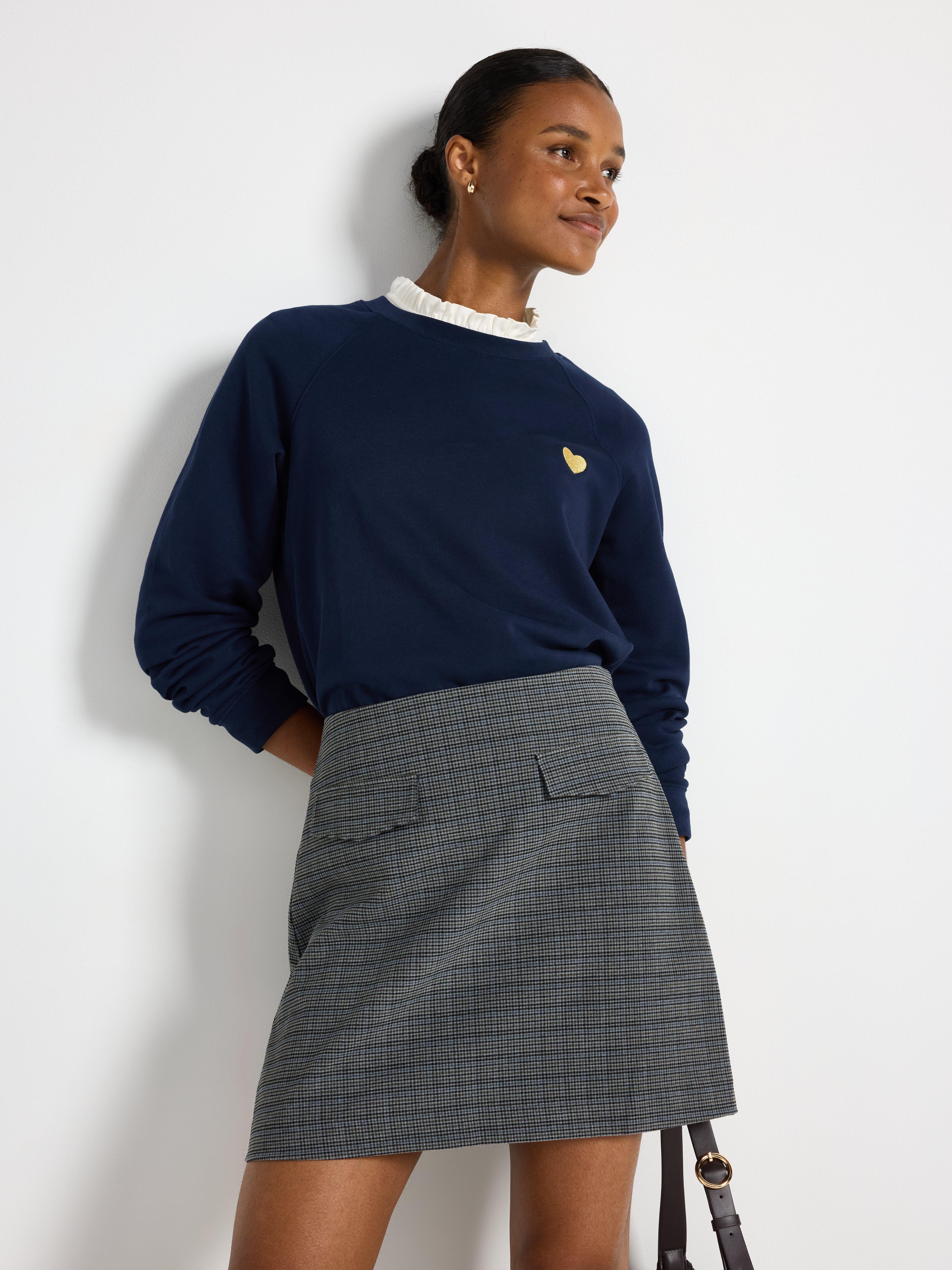 Minifalda gris