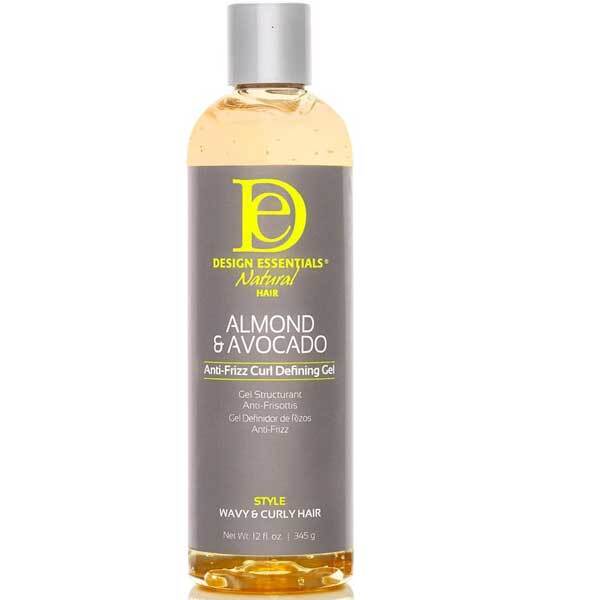Design Essentials Mandula és Avokádó Anti-Frizz Göndörítő Gél