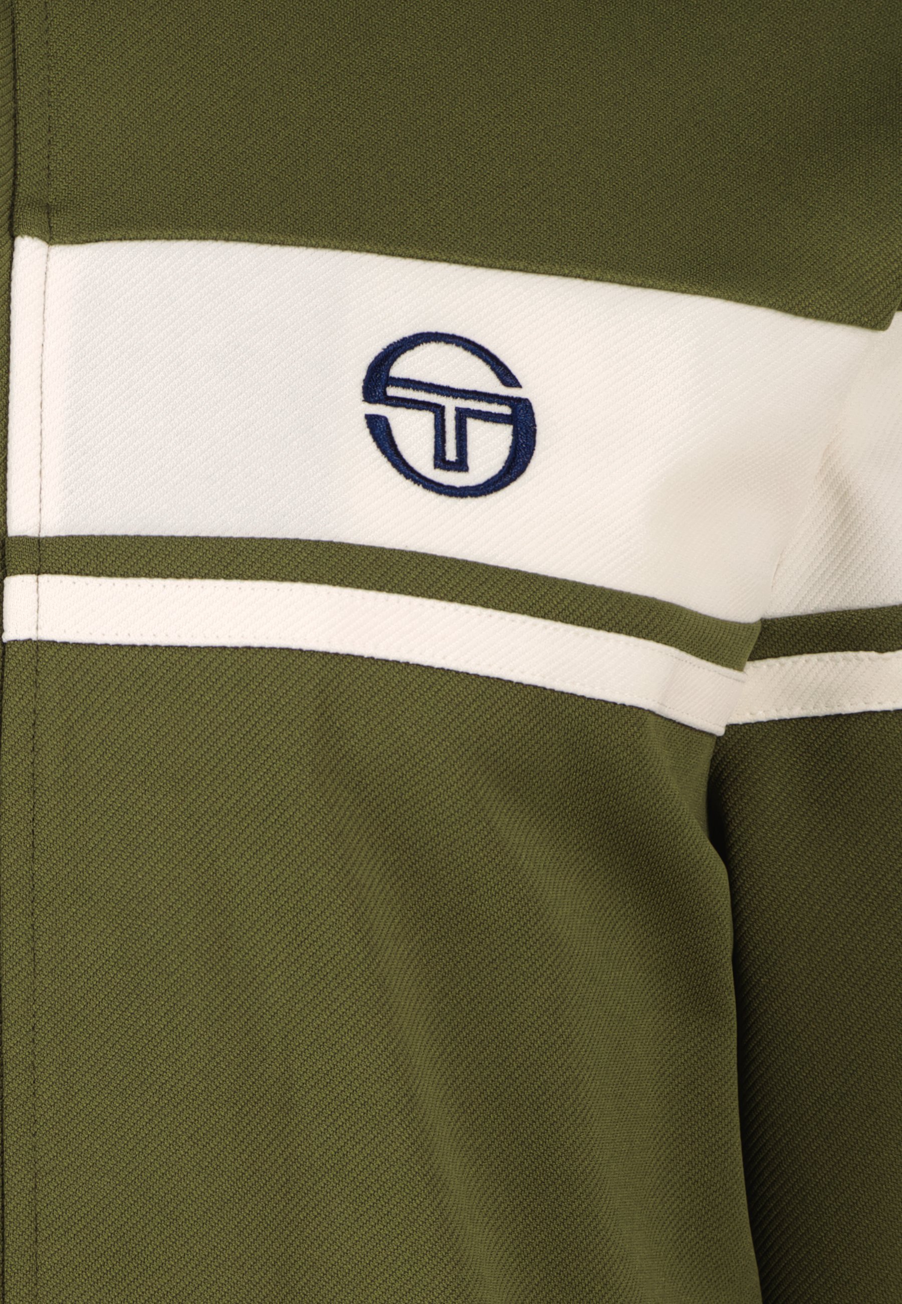Sergio Tacchini DAMARINDO TRACKTOP - Sweatshirt met rits - veenmos/gardenia